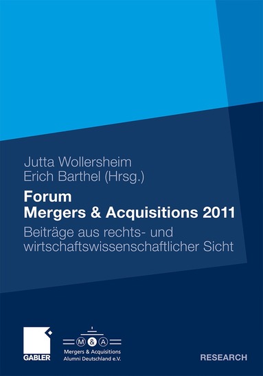 Jutta Wollersheim, Erich Barthel - Forum Mergers & Acquisitions 2011, Häftad