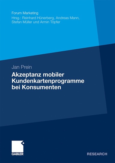 bokomslag Akzeptanz mobiler Kundenkartenprogramme bei Konsumenten