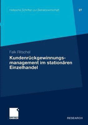 bokomslag Kundenrckgewinnungsmanagement im stationren Einzelhandel