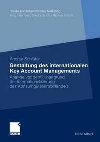 bokomslag Gestaltung des internationalen Key Account Managements