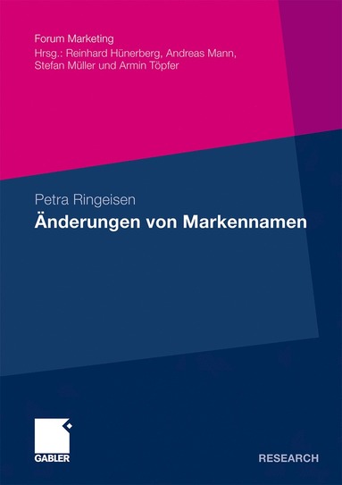 bokomslag Änderungen von Markennamen