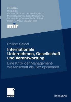 bokomslag Internationale Unternehmen, Gesellschaft und Verantwortung