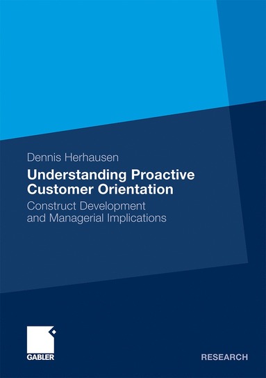 bokomslag Understanding Proactive Customer Orientation