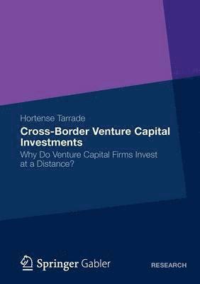 bokomslag Cross-Border Venture Capital Investments