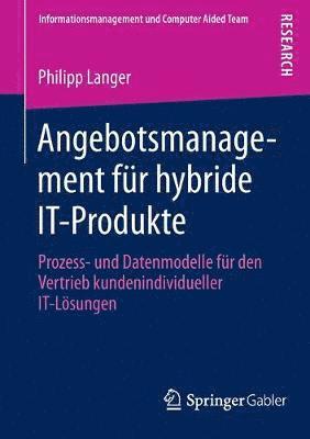 bokomslag Angebotsmanagement fr hybride IT-Produkte