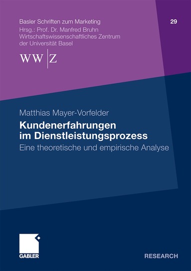 Matthias Mayer-Vorfelder - Kundenerfahrungen im Dienstleistungsprozess, Häftad