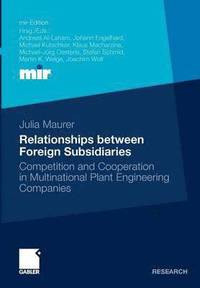 bokomslag Relationships between Foreign Subsidiaries