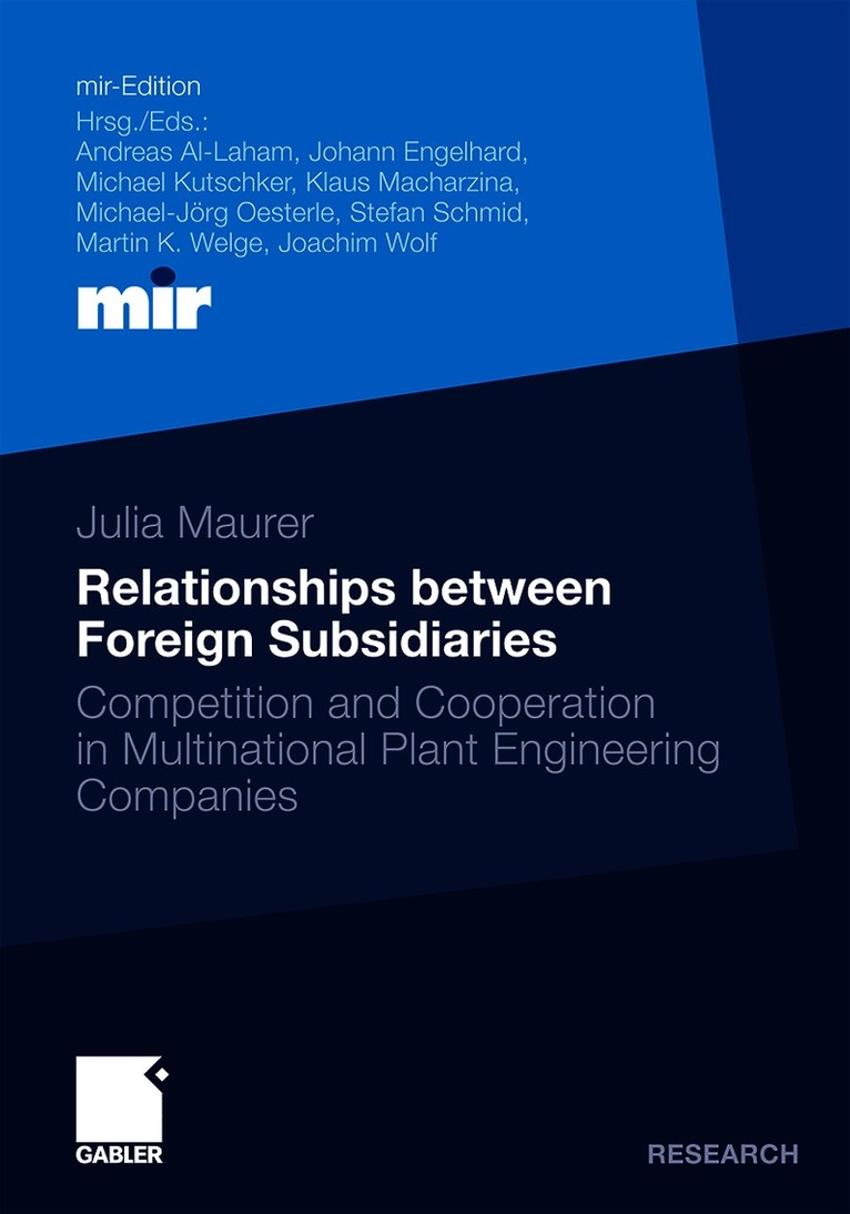 Relationships between Foreign Subsidiaries