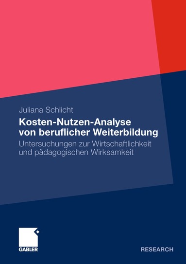 bokomslag Kosten-Nutzen-Analyse von beruflicher Weiterbildung