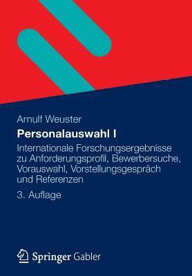 bokomslag Personalauswahl I