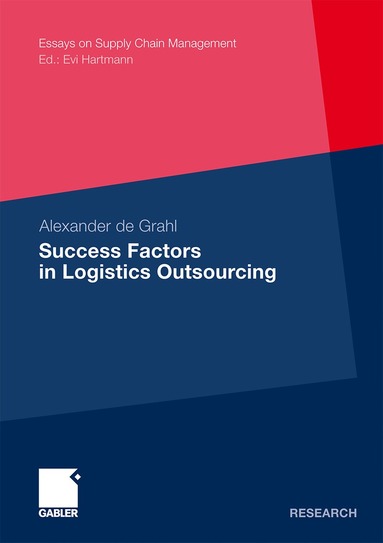 Alexander de Grahl - Success Factors in Logistics Outsourcing, Häftad