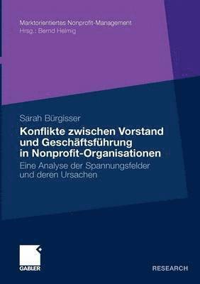 Konflikte zwischen Vorstand und Geschftsfhrer in Nonprofit-Organisationen 1