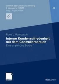 bokomslag Interne Kundenzufriedenheit mit dem Controllerbereich