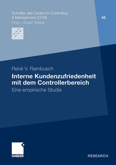 bokomslag Interne Kundenzufriedenheit mit dem Controllerbereich
