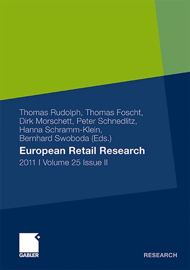 Thomas Rudolph, Thomas Rudolph - European Retail Research 2011, Volume 25 Issue II, Häftad
