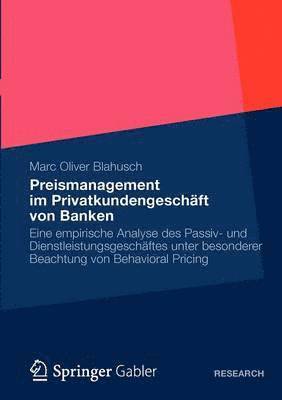 bokomslag Preismanagement im Privatkundengeschft von Banken