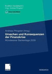 bokomslag Ursachen und Konsequenzen der Finanzkrise