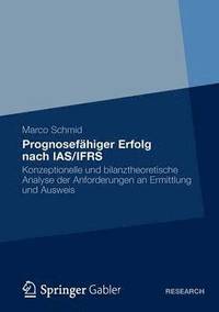 bokomslag Prognosefhiger Erfolg nach IAS/IFRS