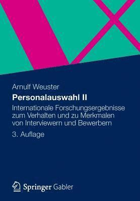 bokomslag Personalauswahl II