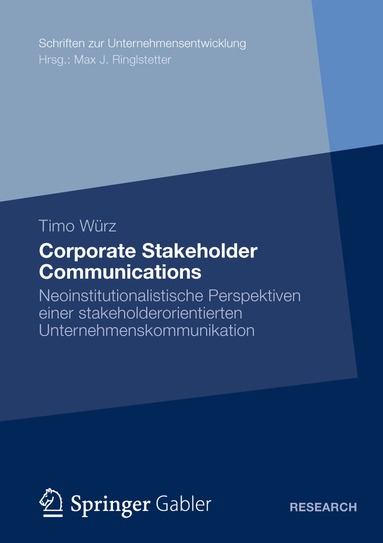 bokomslag Corporate Stakeholder Communications