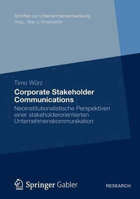 Timo Würz, Timo Wurz - Corporate Stakeholder Communications, Häftad