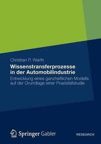 bokomslag Wissenstransferprozesse in der Automobilindustrie