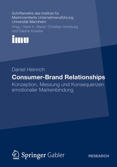 Daniel Heinrich - Consumer-Brand Relationships, Häftad
