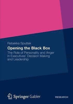 Opening the Black Box 1