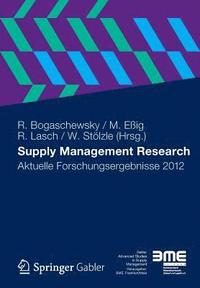 bokomslag Supply Management Research