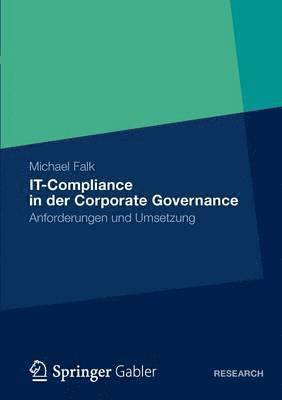 bokomslag IT-Compliance in der Corporate Governance