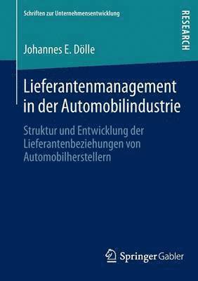 Lieferantenmanagement in der Automobilindustrie 1