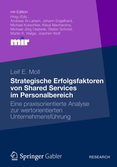 bokomslag Strategische Erfolgsfaktoren von Shared Services im Personalbereich