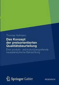bokomslag Das Konzept der preisorientierten Qualitätsbeurteilung