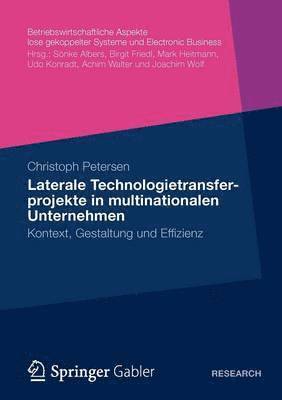 bokomslag Laterale Technologietransferprojekte in multinationalen Unternehmen