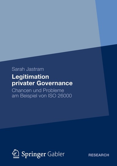 bokomslag Legitimation privater Governance