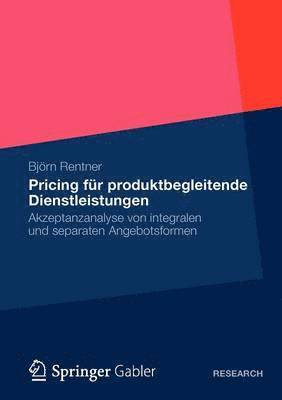 bokomslag Pricing fr produktbegleitende Dienstleistungen