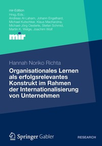 bokomslag Organisationales Lernen als erfolgsrelevantes Konstrukt im Rahmen der Internationalisierung von Unternehmen