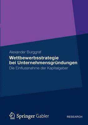 bokomslag Wettbewerbsstrategie bei Unternehmensgrndungen