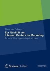bokomslag Zur Qualität von Inbound Centers im Marketing