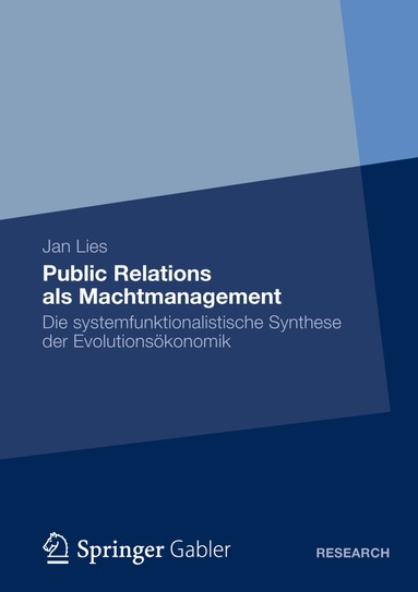 Jan Lies - Public Relations als Machtmanagement, Häftad