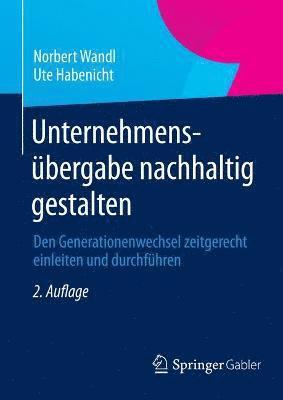 bokomslag Unternehmensübergabe nachhaltig gestalten
