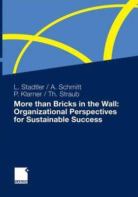 bokomslag More than Bricks in the Wall: Organizational Perspectives for Sustainable Success