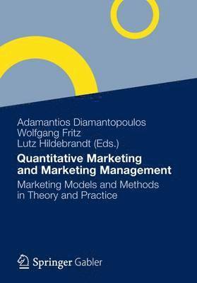 Quantitative Marketing and Marketing Management 1