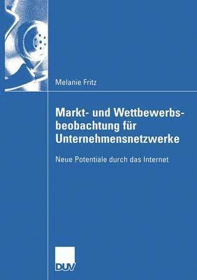 bokomslag Markt- und Wettbewerbsbeobachtung für Unternehmensnetzwerke