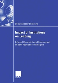 bokomslag Impact of Institutions on Lending