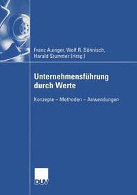 bokomslag Unternehmensfhrung durch Werte