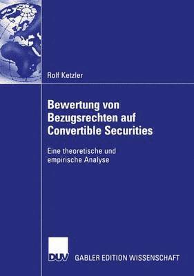 bokomslag Bewertung von Bezugsrechten auf Convertible Securities