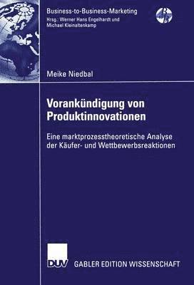 bokomslag Vorankndigung von Produktinnovationen