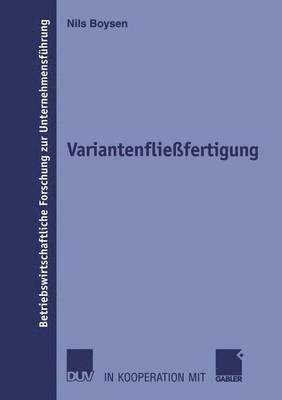 Nils Boysen - Variantenfließfertigung, Häftad
