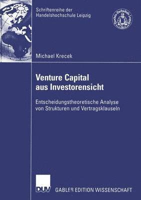 bokomslag Venture Capital aus Investorensicht